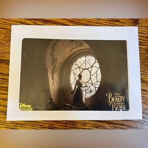 Disney Movie Club Beauty and the Beast Live Action Collectible Lithograph 2014
